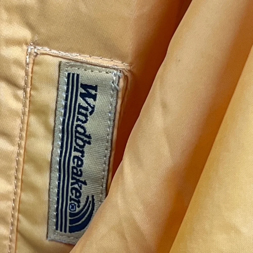Vintage Original‎ Windbreaker Men's Yellow Lightweight Zip Jacket Size XX